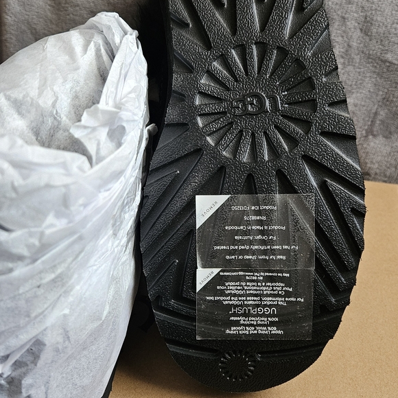 UGG Black Fluffy Winter Boots – Cozy, Chic & Timeless. - Picture 3 of 8